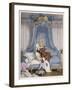 Giovanni Giacomo Casanova Chevalier de Saingalt, with the Young Comtesse at Venice-Auguste Leroux-Framed Art Print