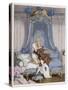 Giovanni Giacomo Casanova Chevalier de Saingalt, with the Young Comtesse at Venice-Auguste Leroux-Stretched Canvas