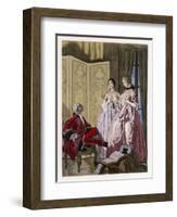 Giovanni Giacomo Casanova Chevalier de Saingalt-Auguste Leroux-Framed Art Print