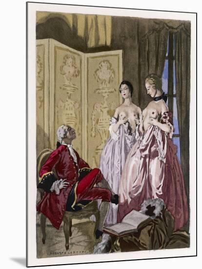 Giovanni Giacomo Casanova Chevalier de Saingalt-Auguste Leroux-Mounted Art Print