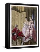 Giovanni Giacomo Casanova Chevalier de Saingalt-Auguste Leroux-Framed Stretched Canvas