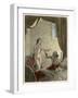 Giovanni Giacomo Casanova Italian Adventurer with His Belle Religieuse-Auguste Leroux-Framed Art Print
