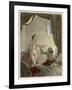 Giovanni Giacomo Casanova Italian Adventurer with His Belle Religieuse-Auguste Leroux-Framed Art Print
