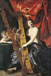 Venus Playing Harp, Allegory of Music-Giovanni Lanfranco-Giclee Print