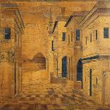 View of City, Inlay from Closet-Giovanni Maria Platina-Giclee Print