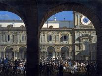 People Plundering Minister Prina's House in Piazza San Fedele in Milan, April 20, 1814-Giovanni Migliara-Giclee Print