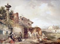 People Plundering Minister Prina's House in Piazza San Fedele in Milan, April 20, 1814-Giovanni Migliara-Giclee Print