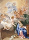 The Annunciation-Giovanni Odazzi-Framed Stretched Canvas