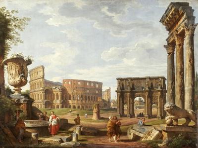 A Capriccio View of Rome, 1743