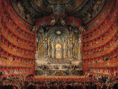 Concert Given by Cardinal de La Rochefoucauld at the Argentina Theatre in Rome
