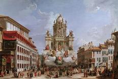 Piazza and Church of Santa Maria Maggiore, 1742-Giovanni Paolo Pannini-Giclee Print