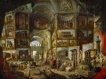Galerie de vues de la Rome antique, painted 1756-57 for the Duc de Choiseul.-Giovanni Paolo Pannini-Giclee Print