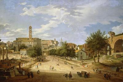 The Roman Forum and the Campidoglio Seen from the Arch of Constantine, 1751