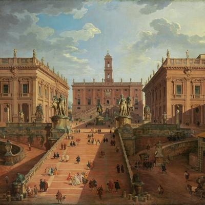 View of the Campidoglio, Rome, 1750