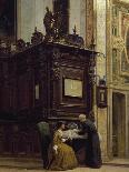 Interior of the Sacristy of San Vittore Grande in Milan, 1865-Giovanni Pessina-Stretched Canvas