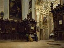 Interior of the Sacristy of San Vittore Grande in Milan, 1865-Giovanni Pessina-Laminated Giclee Print