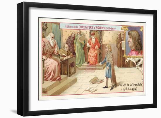 Giovanni Pico Della Mirandola, Italian Philosopher, as a Child-null-Framed Giclee Print