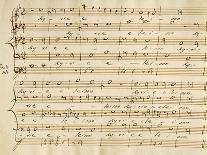 Score of the Kyrie Eleison from the 'Messa a Quattro Voci', 18th Century Copy-Giovanni Pierluigi da Palestrina-Giclee Print