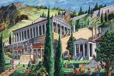 The Temple of Apollo at Delphi-Giovanni Ruggero-Stretched Canvas