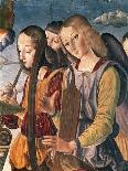 Annunciation-Giovanni Santi-Mounted Giclee Print