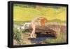 Giovanni Segantini A Vanity Art Print Poster-null-Framed Poster