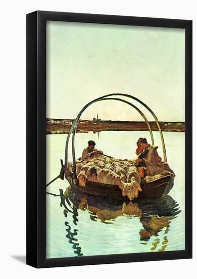 Giovanni Segantini Ave Maria Art Print Poster-null-Framed Poster