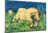 Giovanni Segantini Galloping Horse Art Print Poster-null-Mounted Poster