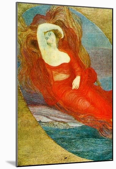 Giovanni Segantini Goddess of Love Art Print Poster-null-Mounted Poster