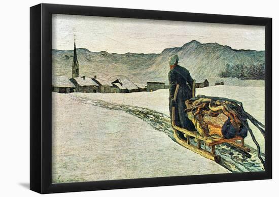 Giovanni Segantini Return from the Forest Art Print Poster-null-Framed Poster