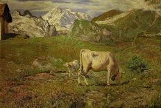 Spring Pastures-Giovanni Segantini-Giclee Print