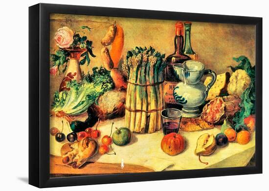 Giovanni Segantini Still Life Art Print Poster-null-Framed Poster