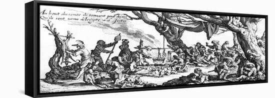 Gipsies Camp, C17 France-Jacques Callot-Framed Stretched Canvas