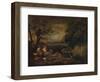 Gipsies resting with Donkey, 1795-George Morland-Framed Giclee Print