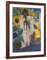 Gipsies with Sunflower-Otto Mueller-Framed Collectable Print