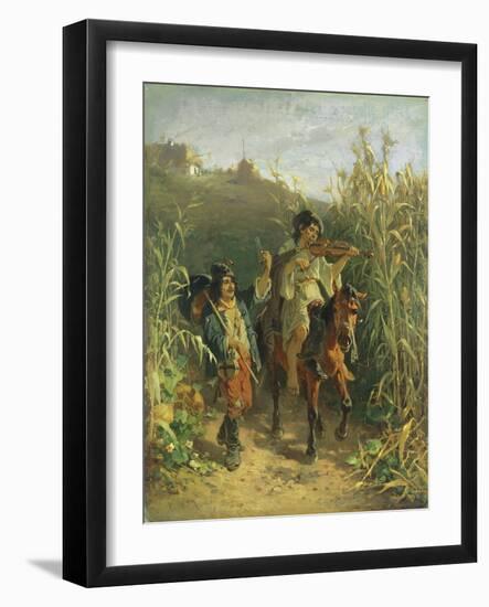 Gipsies-August Xaver Karl Von Pettenkofen-Framed Giclee Print