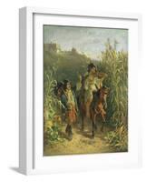 Gipsies-August Xaver Karl Von Pettenkofen-Framed Giclee Print