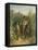 Gipsies-August Xaver Karl Von Pettenkofen-Framed Stretched Canvas