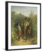 Gipsies-August Xaver Karl Von Pettenkofen-Framed Giclee Print