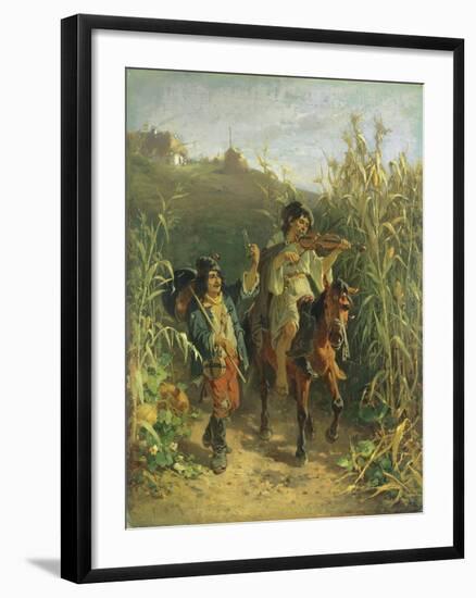 Gipsies-August Xaver Karl Von Pettenkofen-Framed Giclee Print