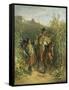 Gipsies-August Xaver Karl Von Pettenkofen-Framed Stretched Canvas