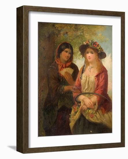 Gipsy and Girl-John Phillip-Framed Giclee Print