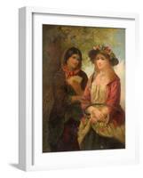 Gipsy and Girl-John Phillip-Framed Giclee Print