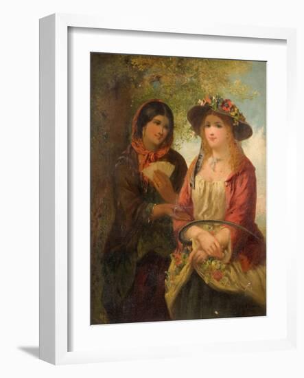 Gipsy and Girl-John Phillip-Framed Giclee Print