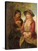 Gipsy and Girl-John Phillip-Stretched Canvas