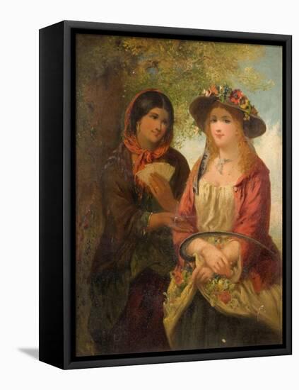 Gipsy and Girl-John Phillip-Framed Stretched Canvas