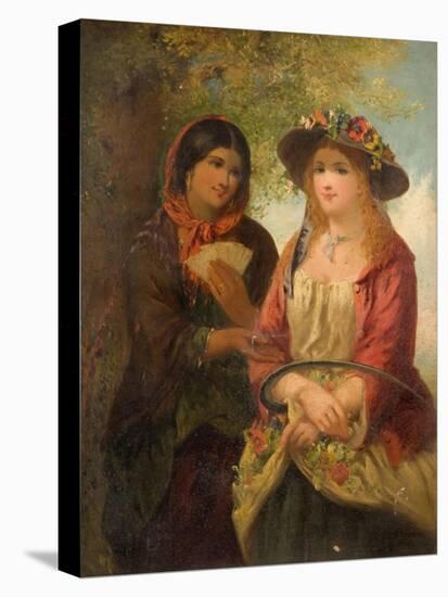 Gipsy and Girl-John Phillip-Stretched Canvas