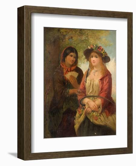 Gipsy and Girl-John Phillip-Framed Giclee Print