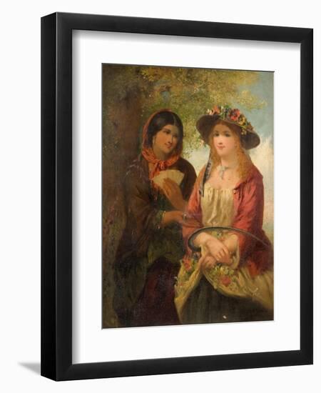 Gipsy and Girl-John Phillip-Framed Giclee Print