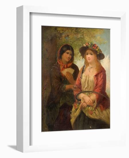 Gipsy and Girl-John Phillip-Framed Giclee Print