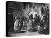 Gipsy Dancers-J. Rougeron-Stretched Canvas